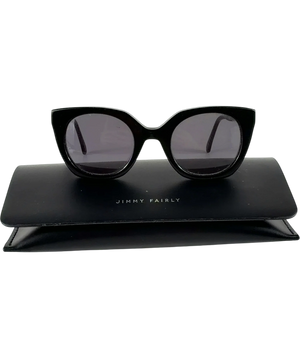 Jimmy Fairly x le jura black sunglasses Cat-Eye Sunglasses