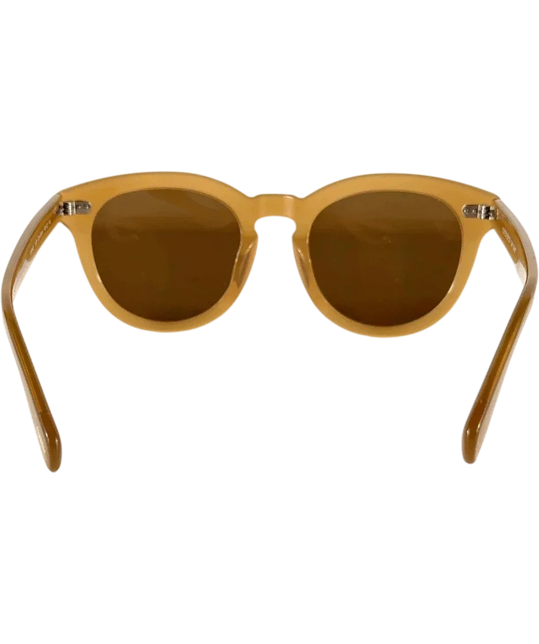 Oliver Peoples Beige Cary Grant Sun — fabric detail