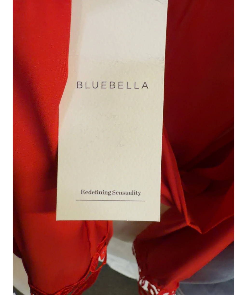 Bluebella Red Marian Kimono, size UK S — detail