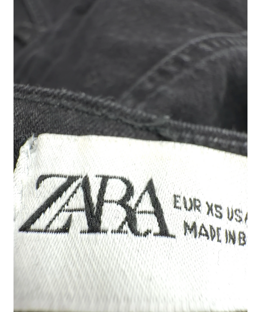 ZARA Black Colour, size UK XS — detail