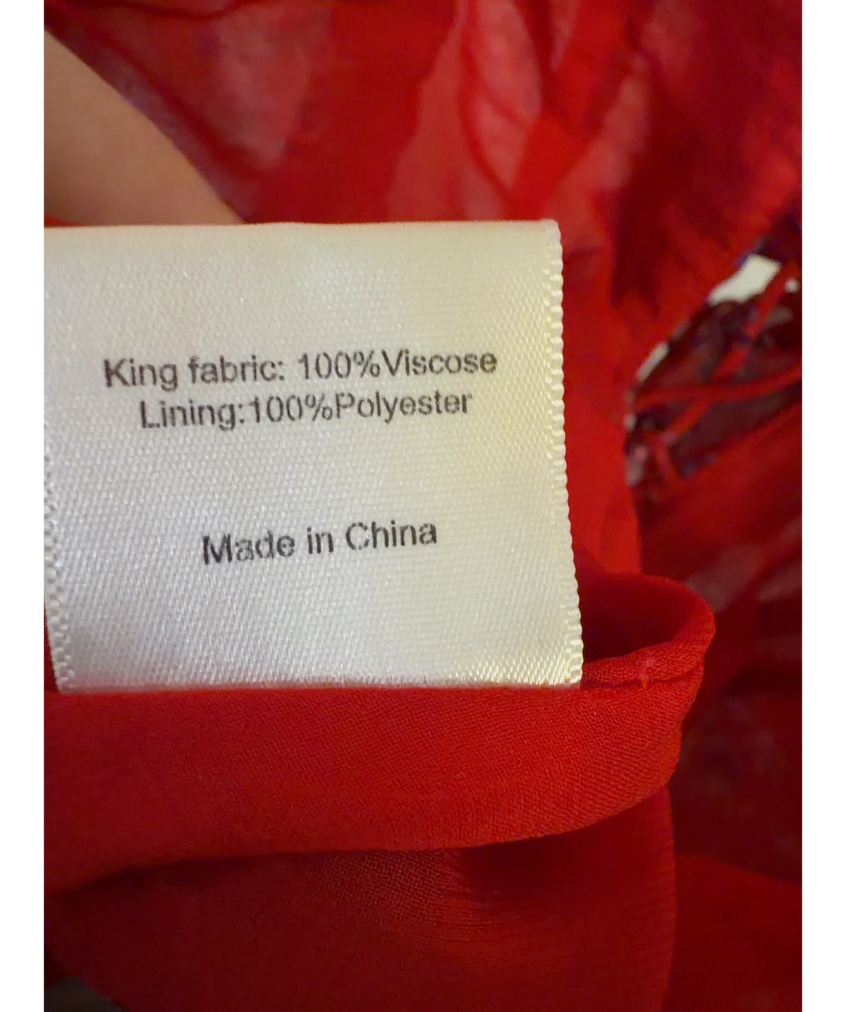 Rat & Boa Red Paloma Dress, size UK XS — label