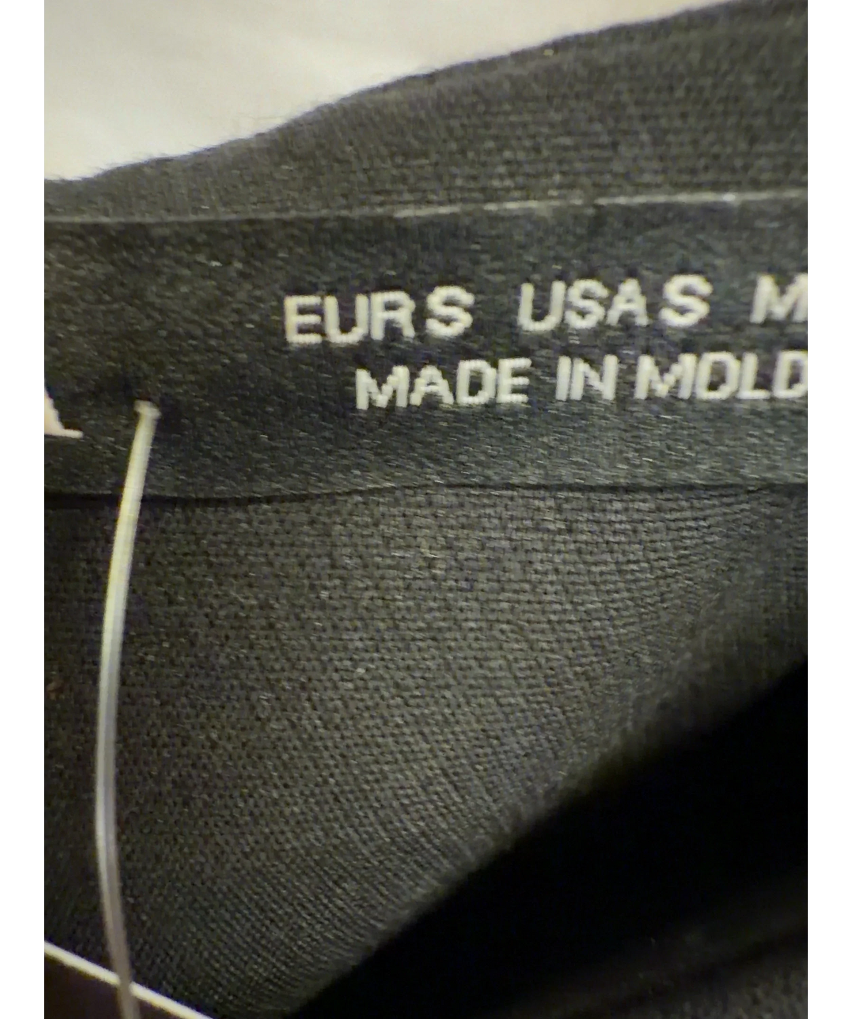 ZARA Black Colour, size UK S — care label