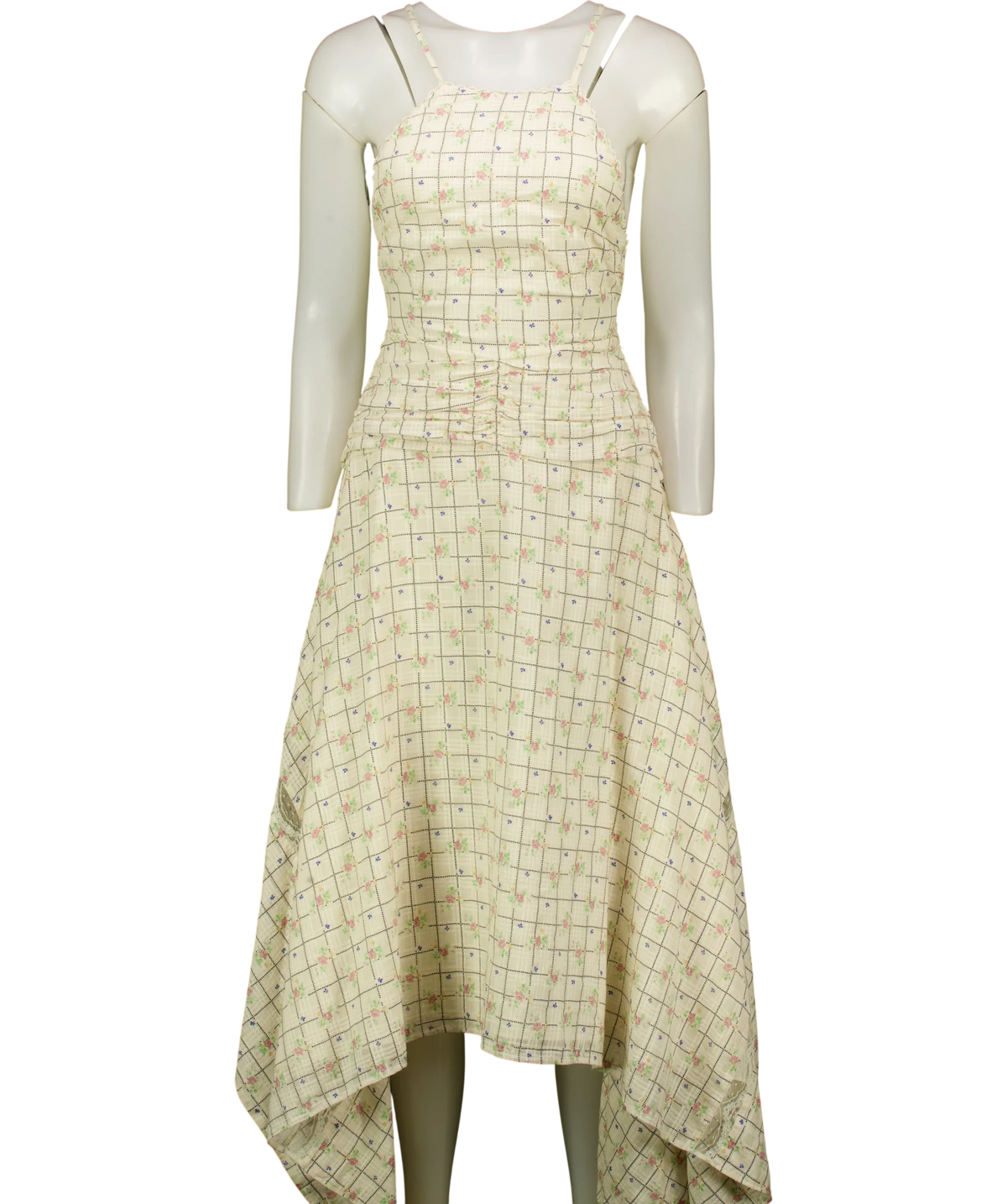 Christy Dawn Cream The Dessa Dress, size UK S — front