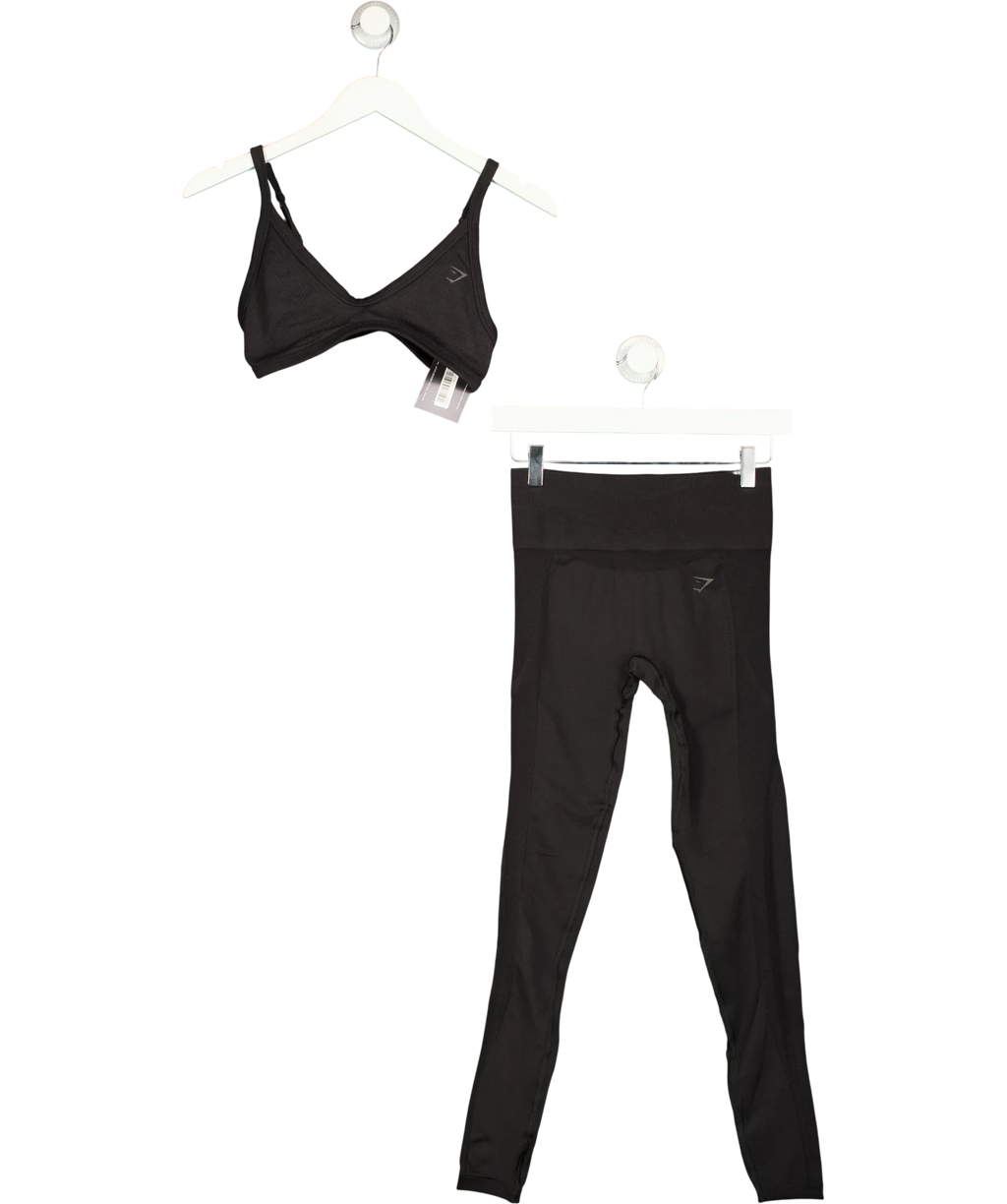 GYMSHARK Black Colour, size UK S — front