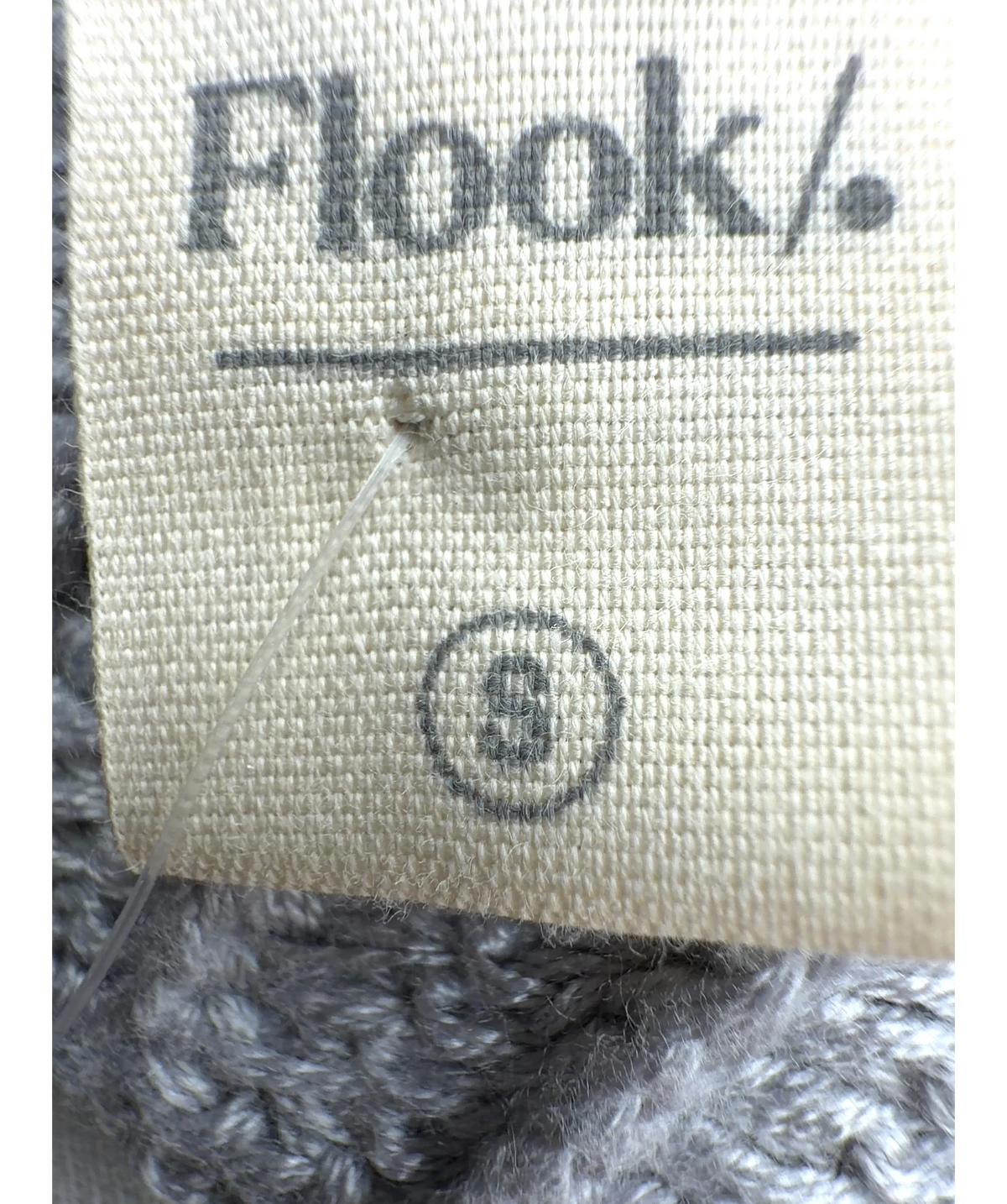 Flook The Label silver Colour, size UK S — care label