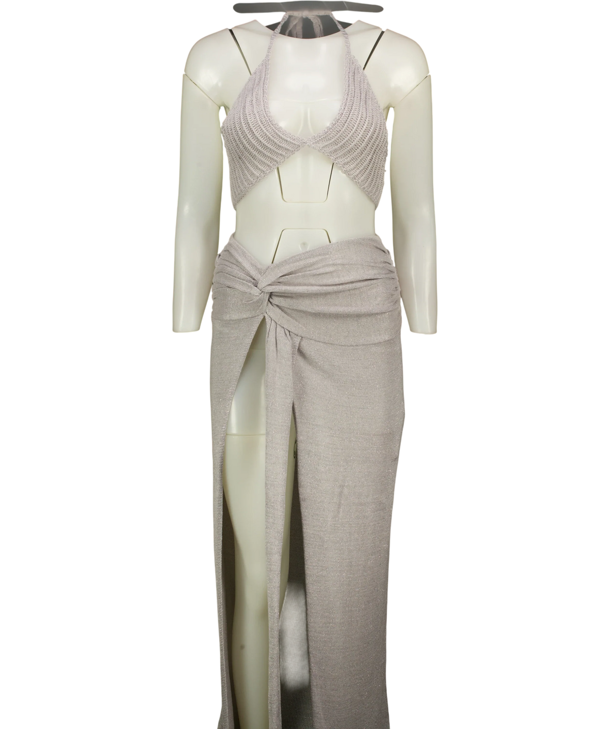 Flook The Label silver Colour, size UK S — front