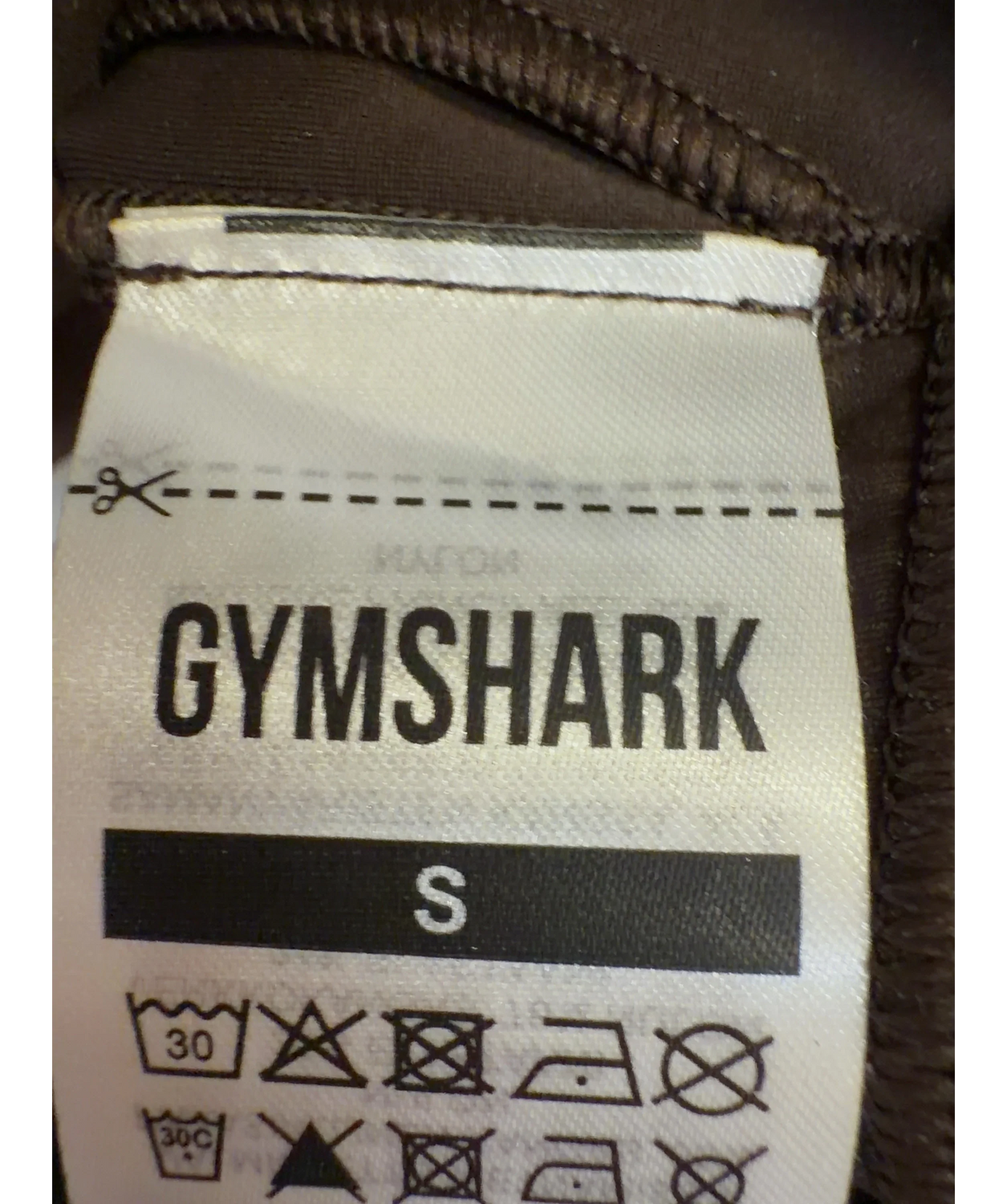 GYMSHARK Brown Colour, size UK S — detail
