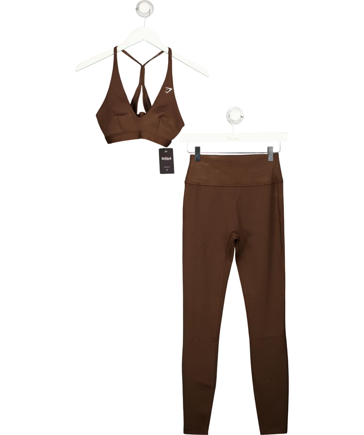 GYMSHARK Brown Colour, size UK S — front