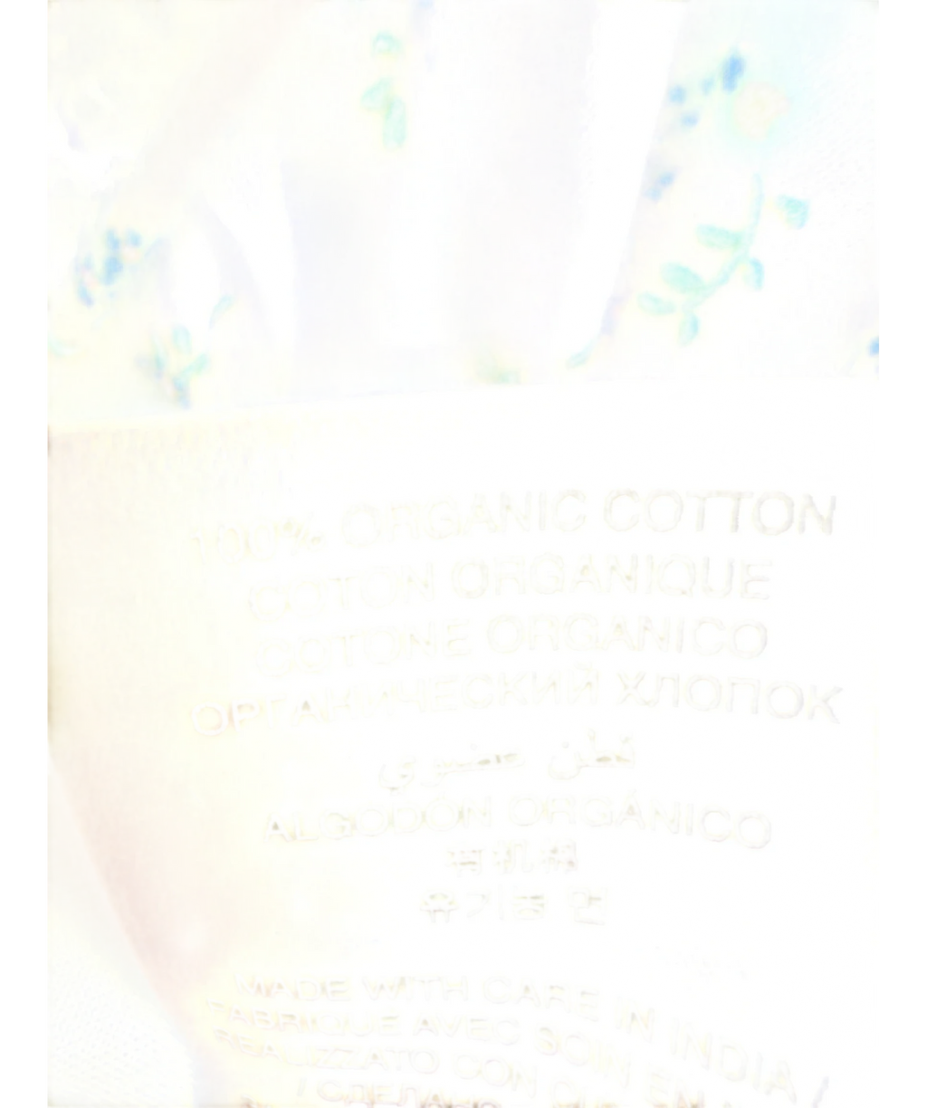 DOEN White Brigide Dress, size UK S — fabric detail