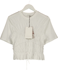 Cecilie Bahnsen White OASIS TOP, size UK M — front