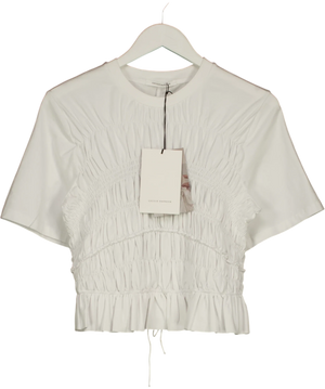 Cecilie Bahnsen Oasis Top White UK M
