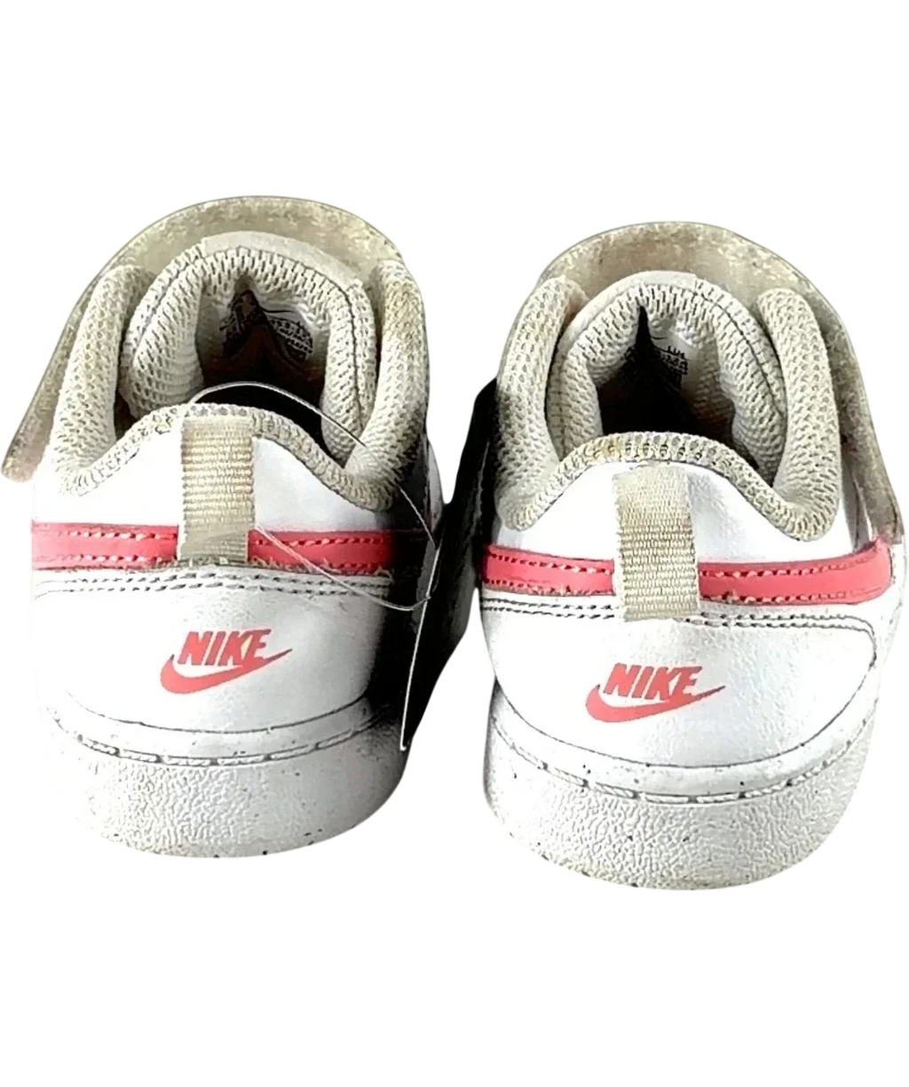 Nike White Court Borough Low 2 (TDV), size UK 8.5 EU 26 👼 — back
