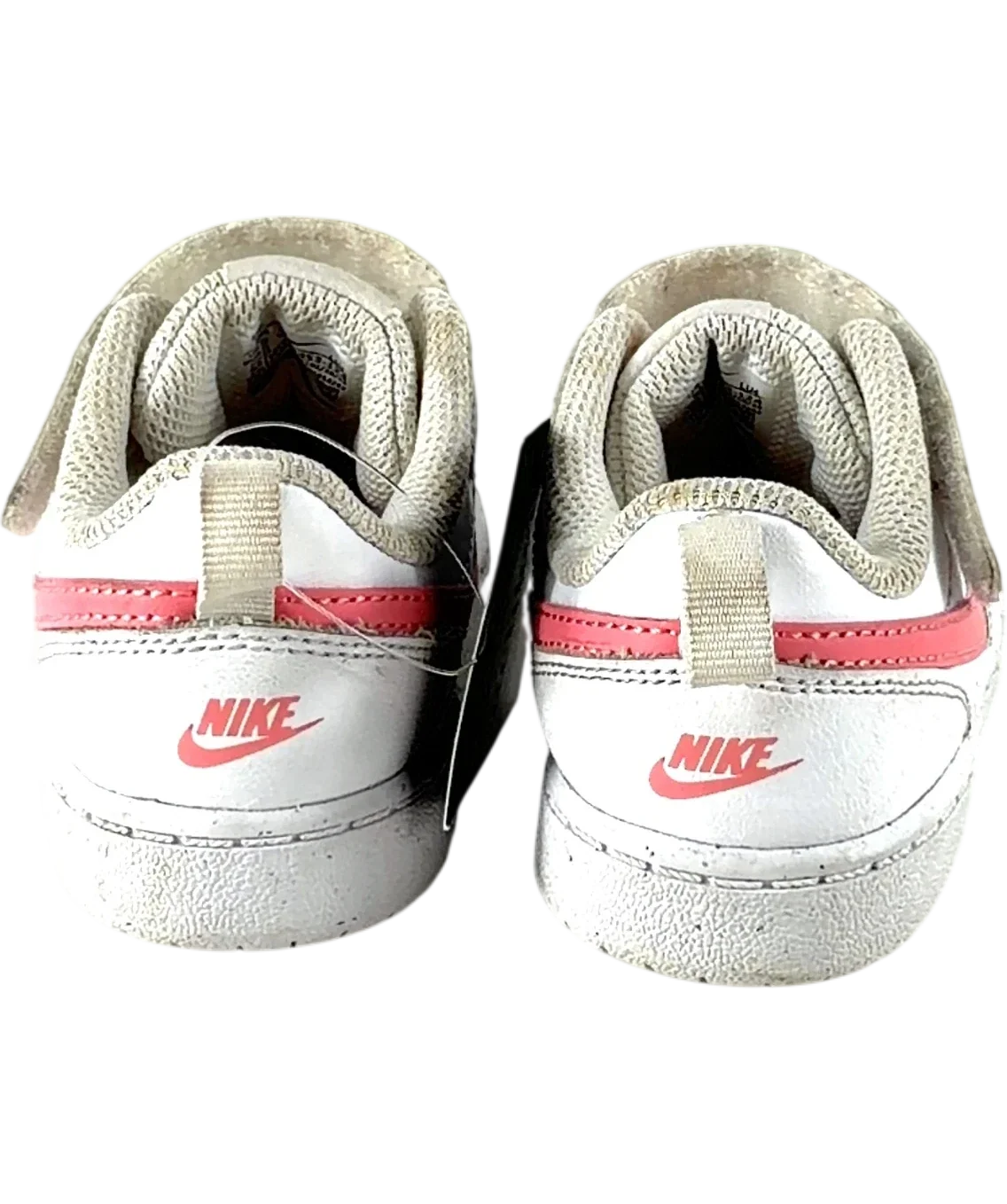 Nike White Court Borough Low 2 (TDV), size UK 8.5 EU 26 👼 — fabric detail