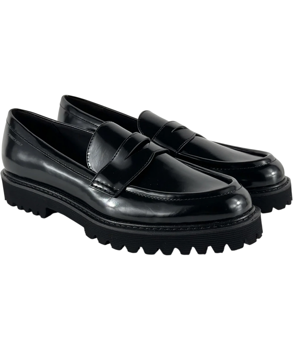 Charles & Keith Black Kaiya Penny Loafers, size UK 8 EU 41 👠 — front