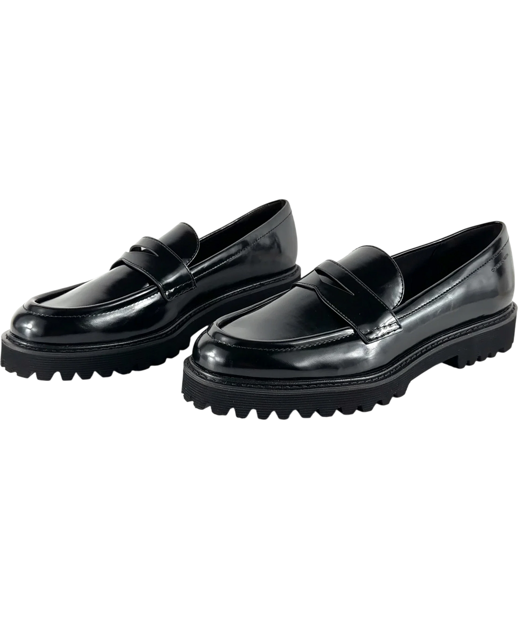 Charles & Keith Black Kaiya Penny Loafers, size UK 8 EU 41 👠 — label