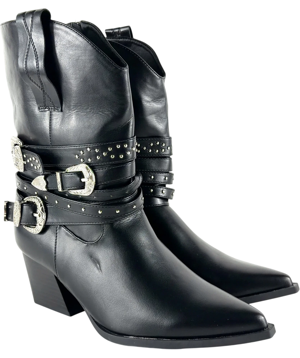 Amazon Black Colour, size UK 7 EU 40 👠 — front