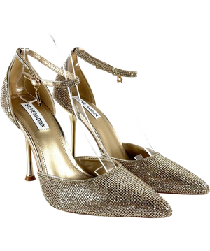 Steve Madden n Sparx-R Embellished Court in Crystal s UK 10
