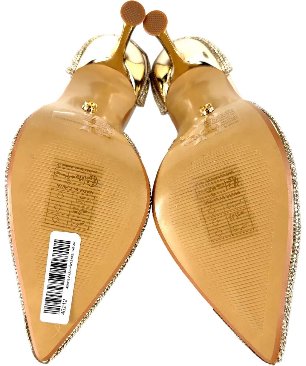 STEVE MADDEN gold SPARX-R, size UK 8 EU 41 👠 — view 8
