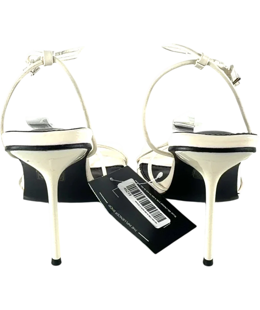Public Desire white Colour, size UK 8 EU 41 👠 — back