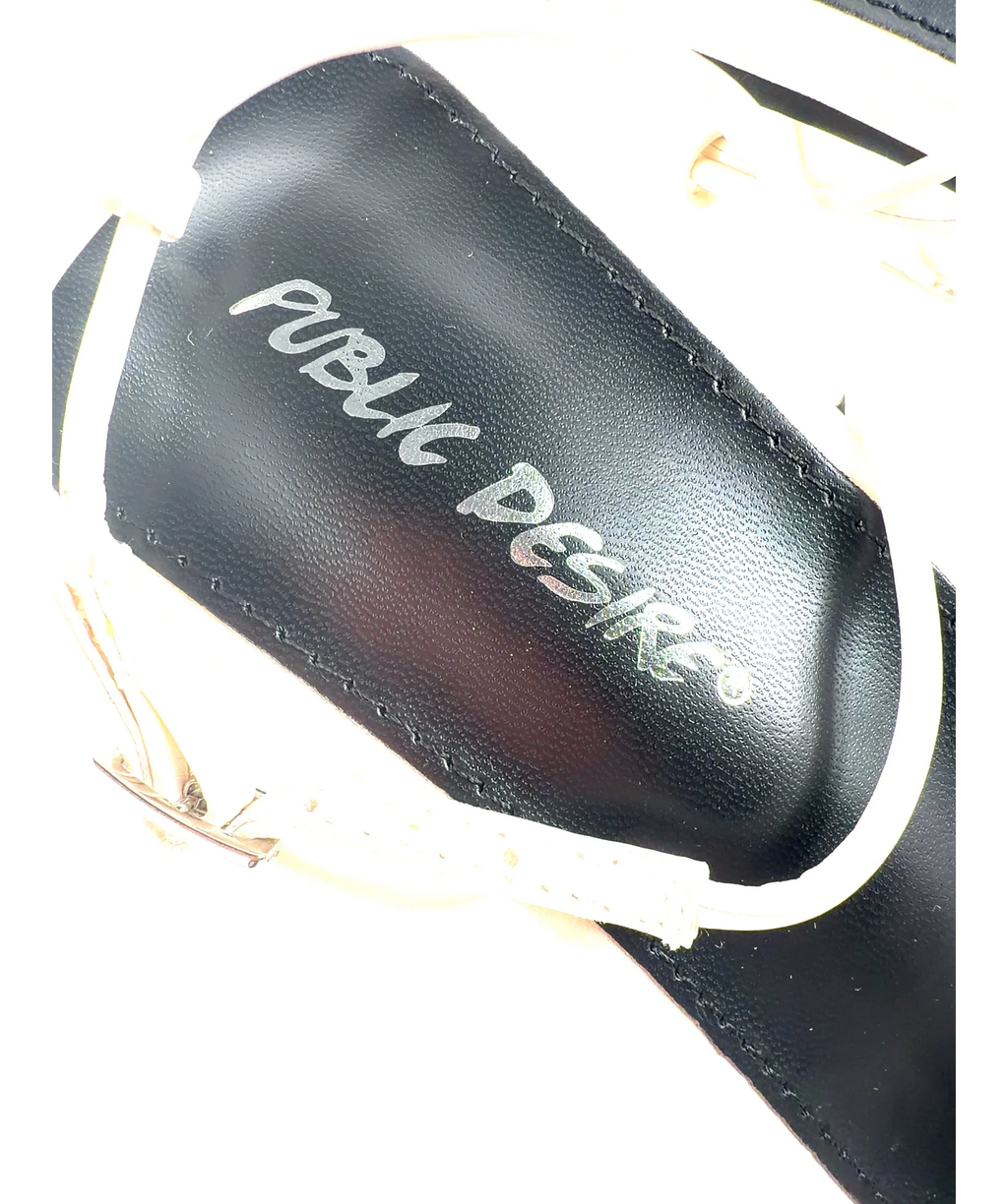 Public Desire white Colour, size UK 8 EU 41 👠 — care label