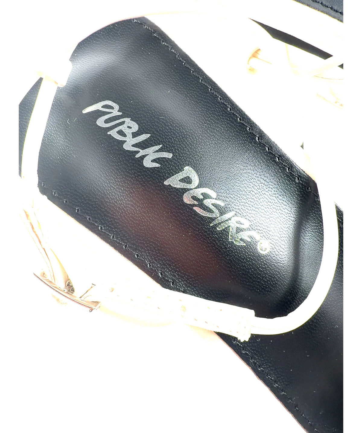 Public Desire white Colour, size UK 8 EU 41 👠 — care label