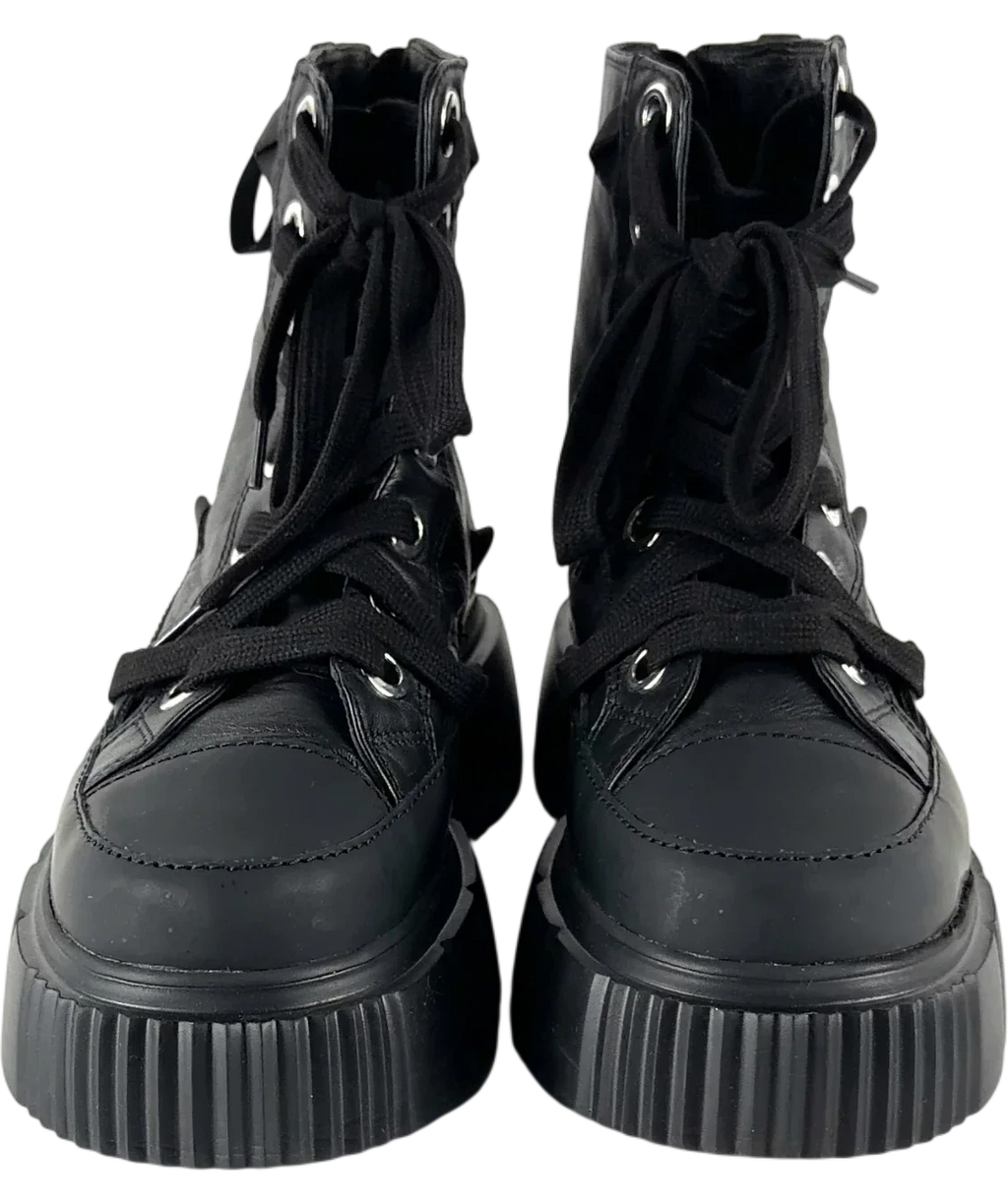 INUIKII Black Colour, size UK 5 EU 38 👠 — detail