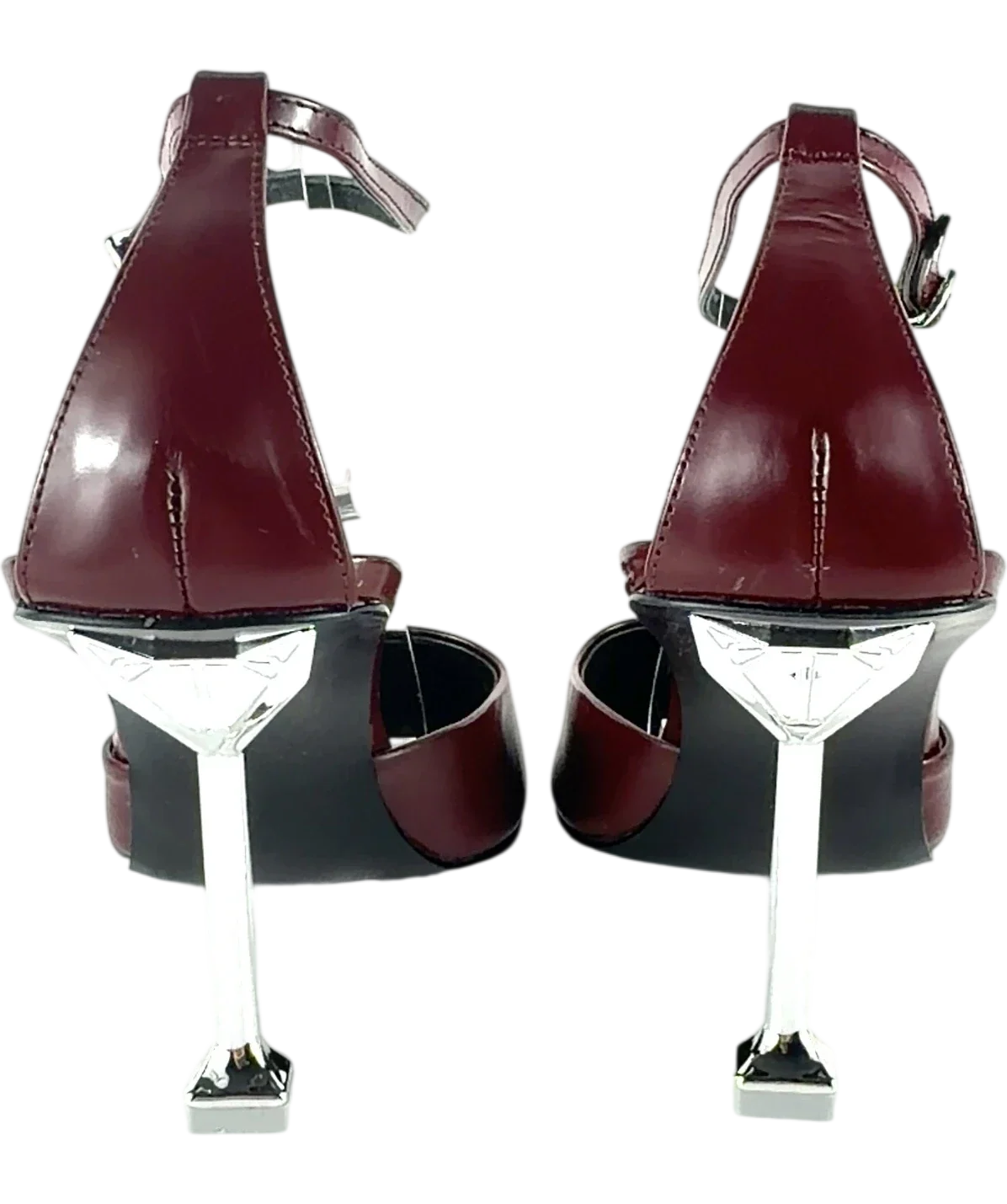 Naked Wolfe burgundy Colour, size UK 4 EU 37 👠 — back