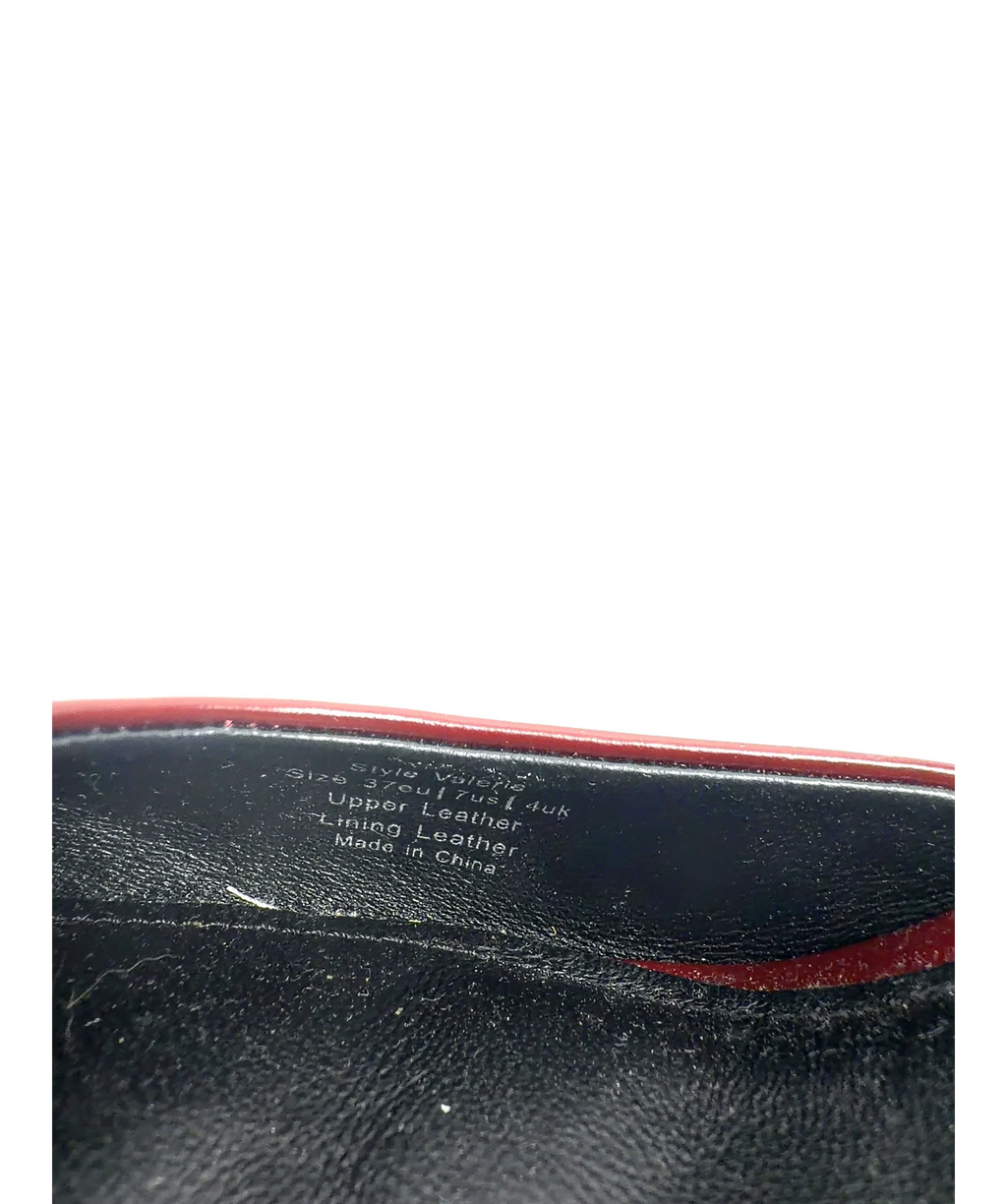Naked Wolfe burgundy Colour, size UK 4 EU 37 👠 — fabric detail