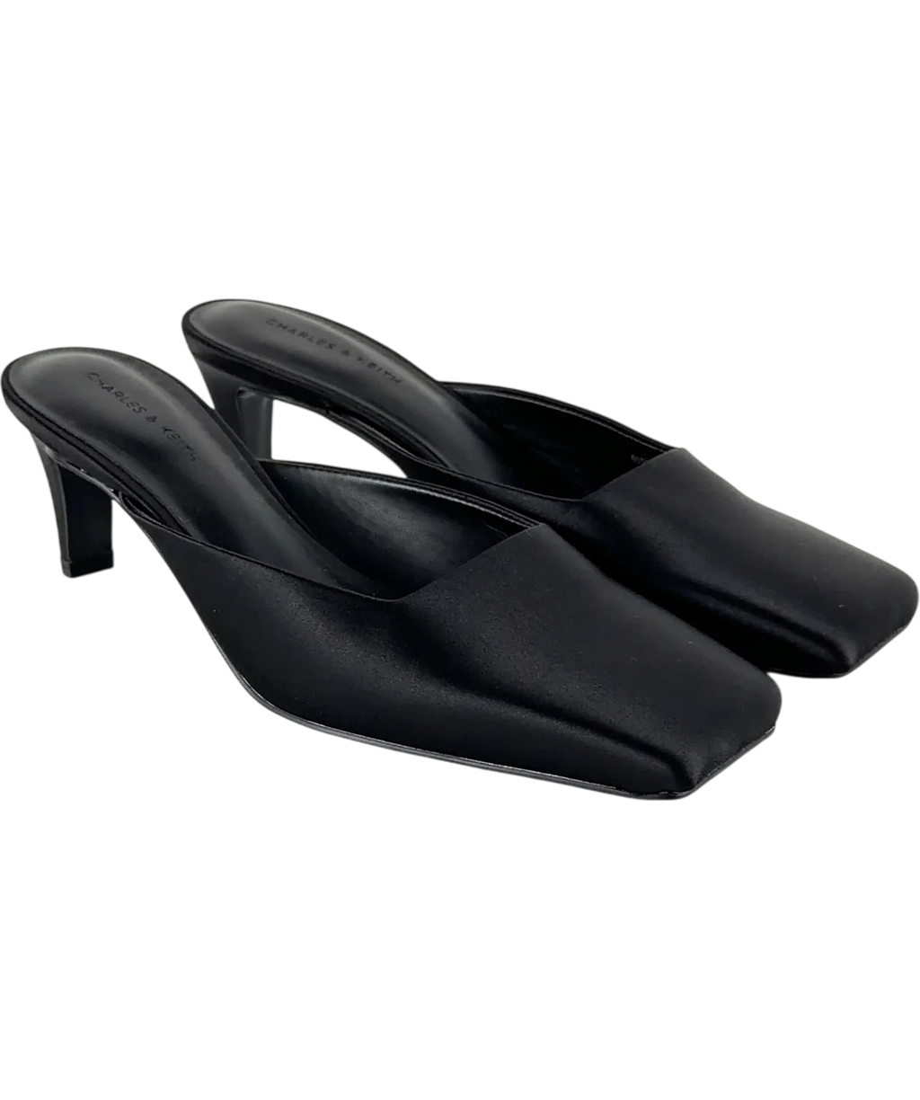 Charles & Keith Black Colour, size UK 4 EU 37 👠 — front