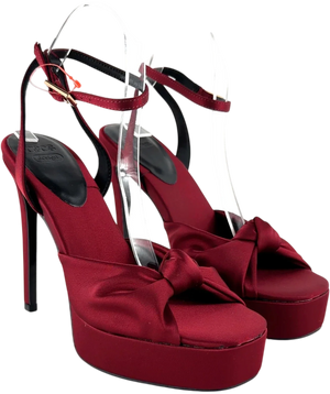 ASOS Red  Platform Sandals UK 6