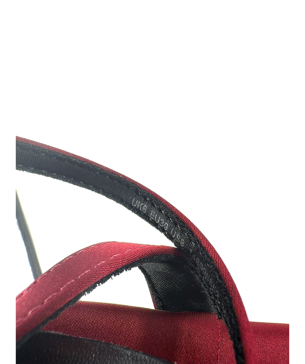 ASOS Red Colour, size UK 6 EU 39 👠 — fabric detail
