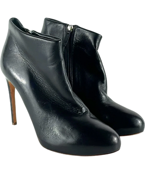 Rupert Sanderson Black Stiletto Ankle Bootie EU 40.5 UK 7.5