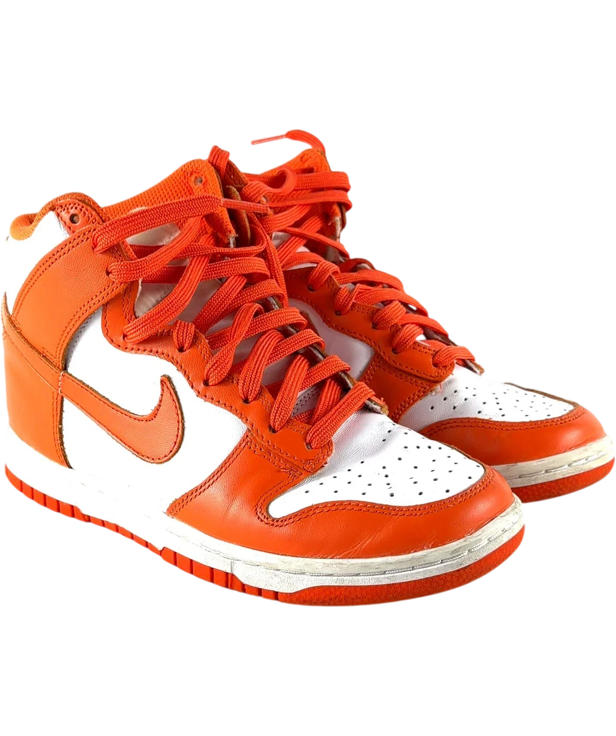 Nike Orange Dunk High "Syracuse", size UK 4 EU 37 👠 — front