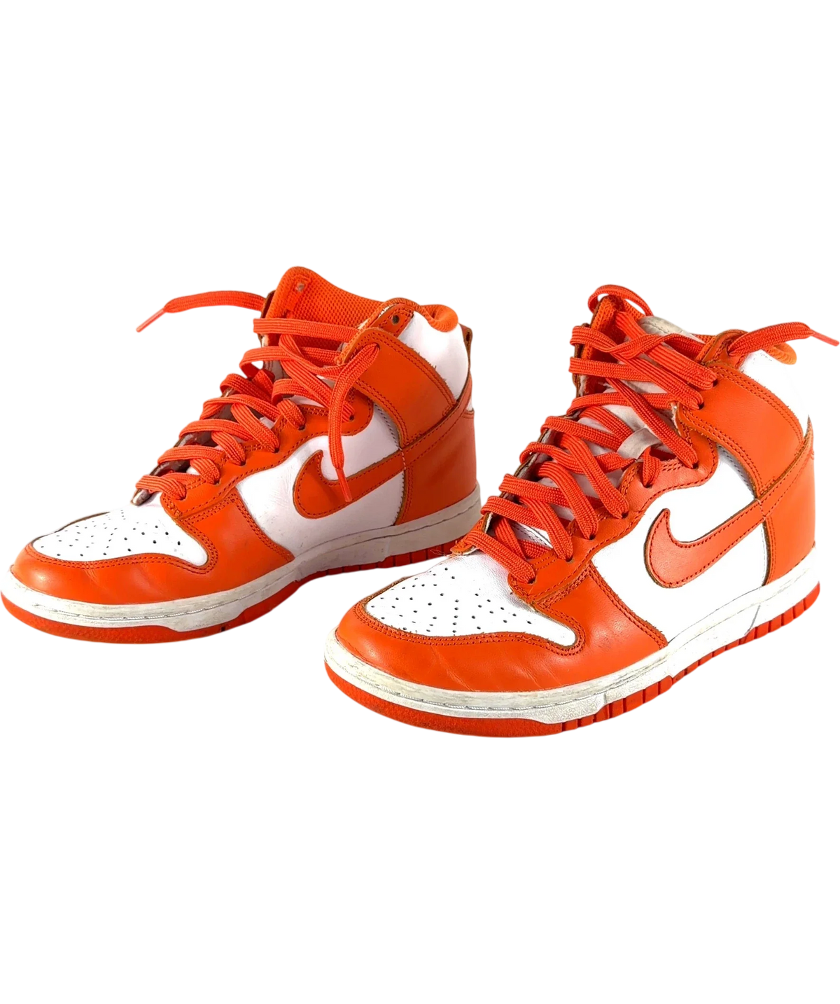 Nike Orange Dunk High "Syracuse", size UK 4 EU 37 👠 — label