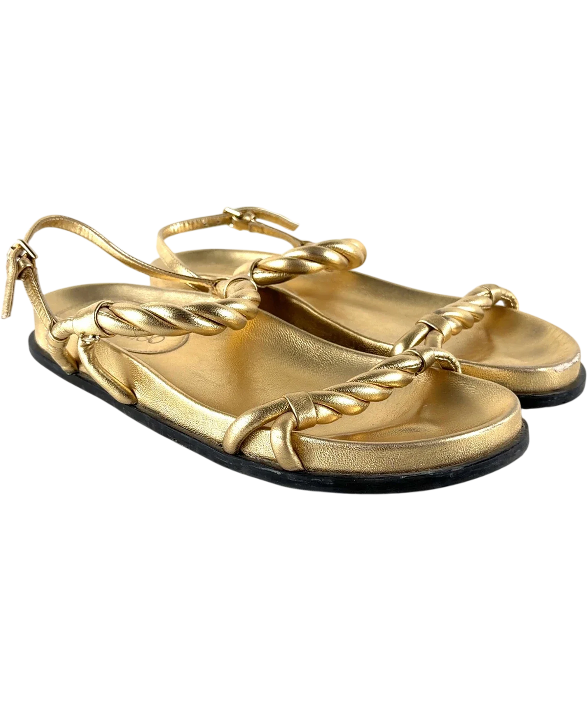 Jimmy Choo gold Colour, size UK 4 EU 37 👠 — front