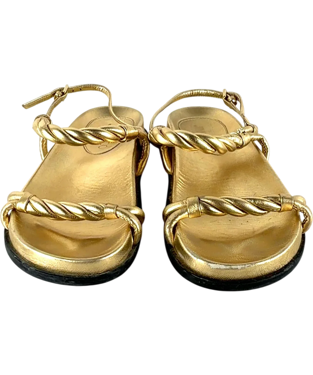 Jimmy Choo gold Colour, size UK 4 EU 37 👠 — detail