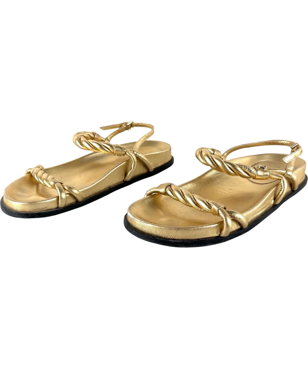 Jimmy Choo gold Colour, size UK 4 EU 37 👠 — label