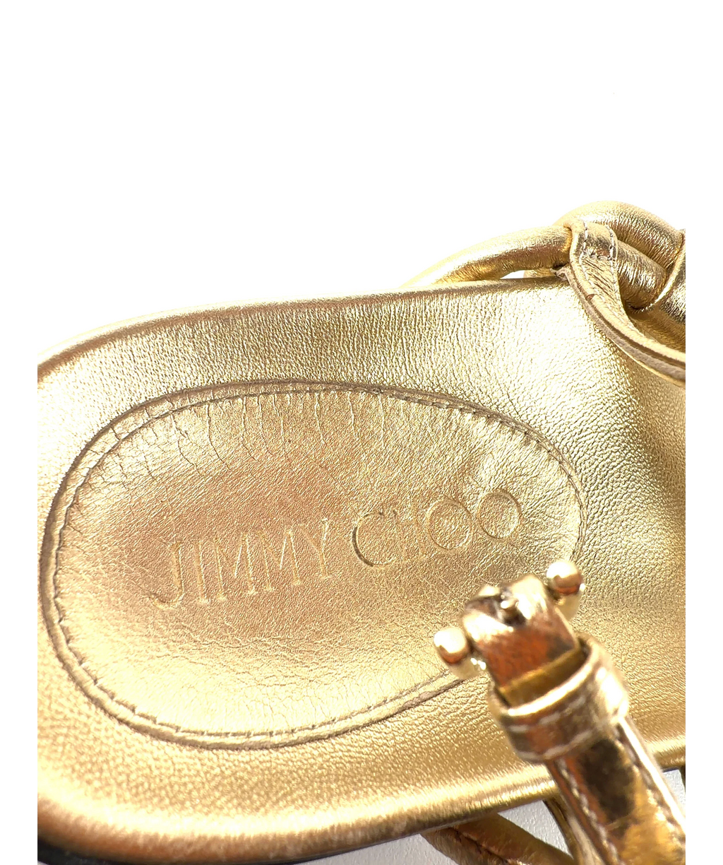 Jimmy Choo gold Colour, size UK 4 EU 37 👠 — care label