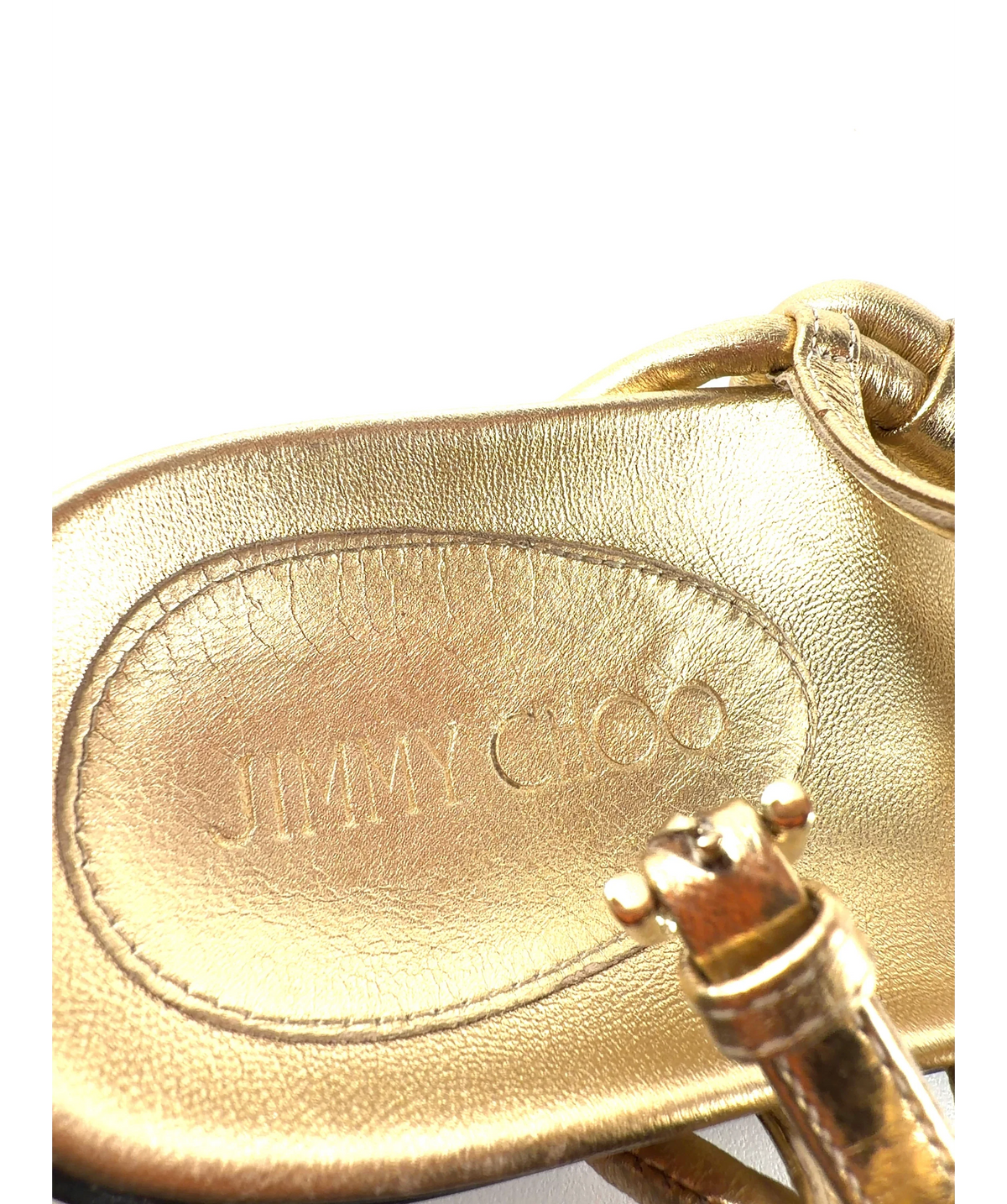 Jimmy Choo gold Colour, size UK 4 EU 37 👠 — care label