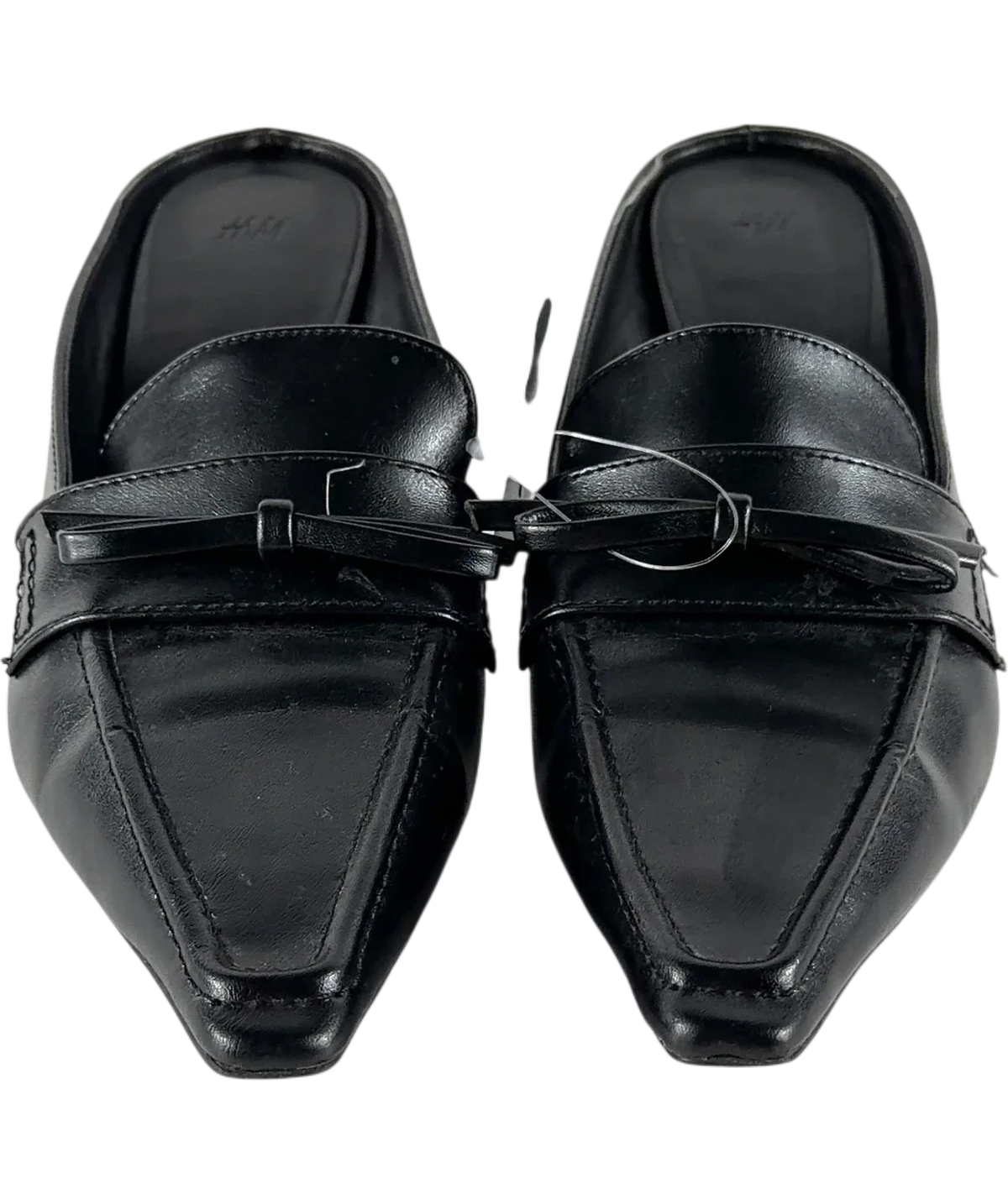 H&M Black Heeled Mules, size UK 5 EU 38 👠 — detail
