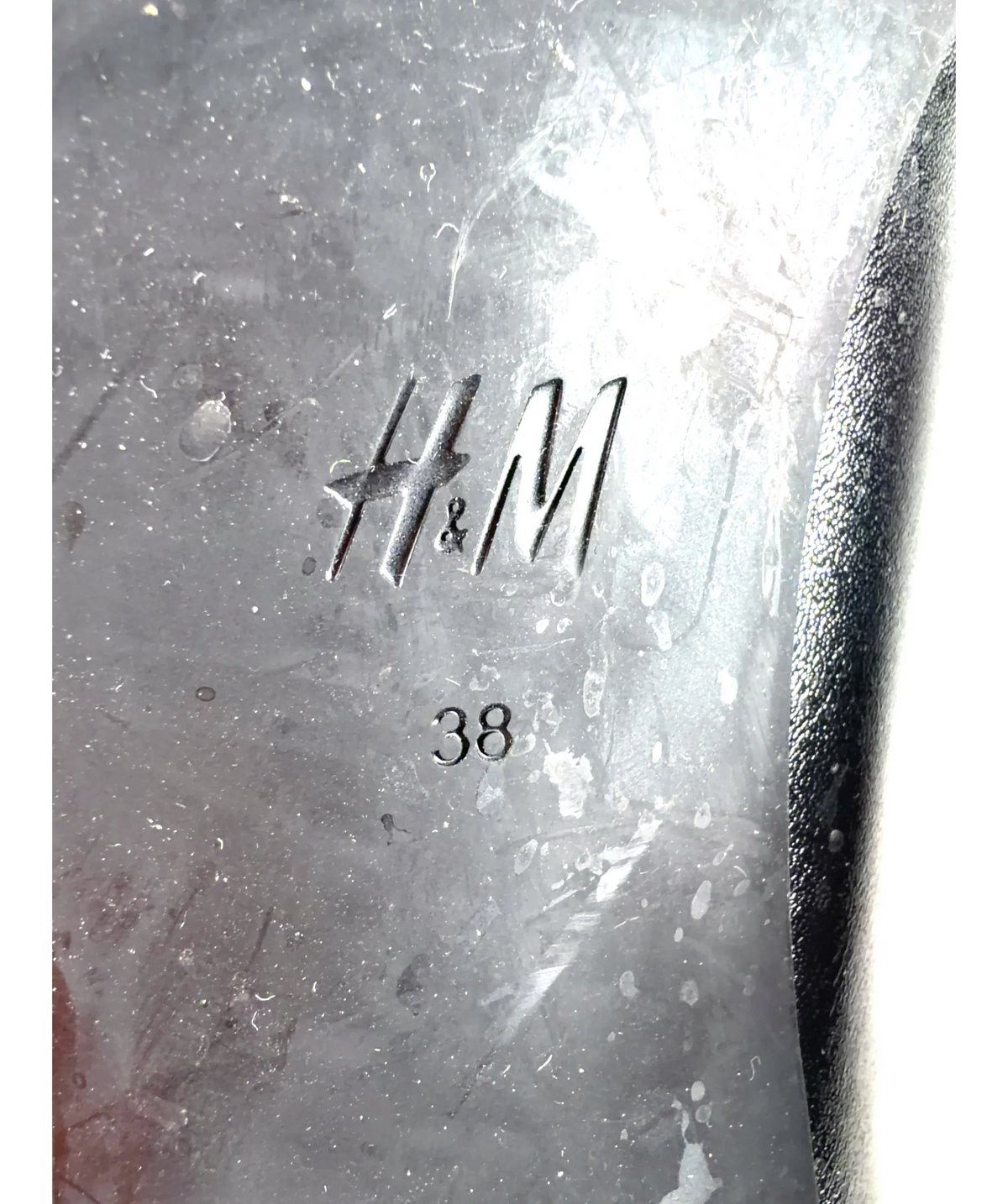 H&M Black Heeled Mules, size UK 5 EU 38 👠 — additional view
