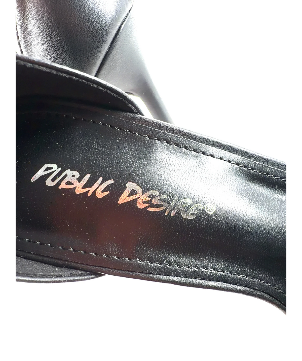 Public Desire Black Colour, size UK 4 EU 37 👠 — care label