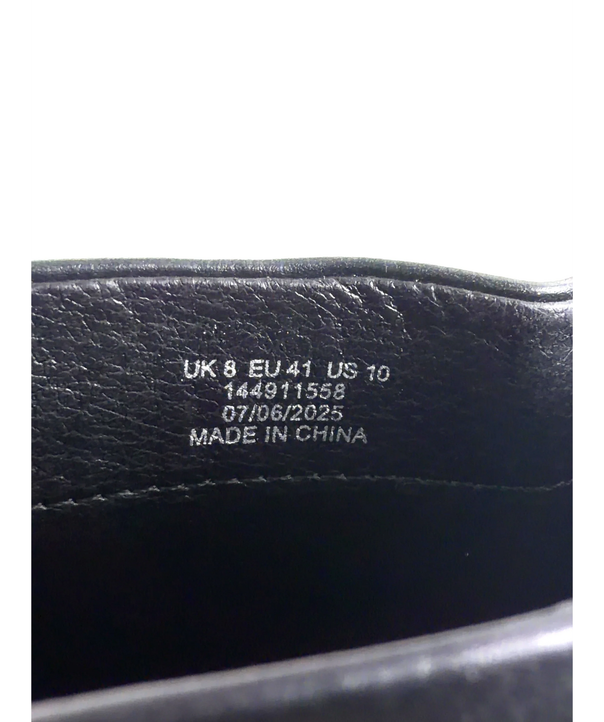 ASOS Black Colour, size UK 8 EU 41 👠 — fabric detail