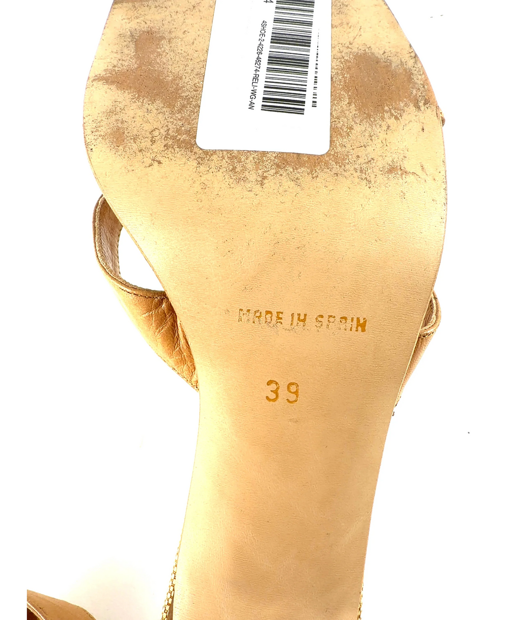 Kaliko Beige Colour, size UK 6 EU 39 👠 — fabric detail