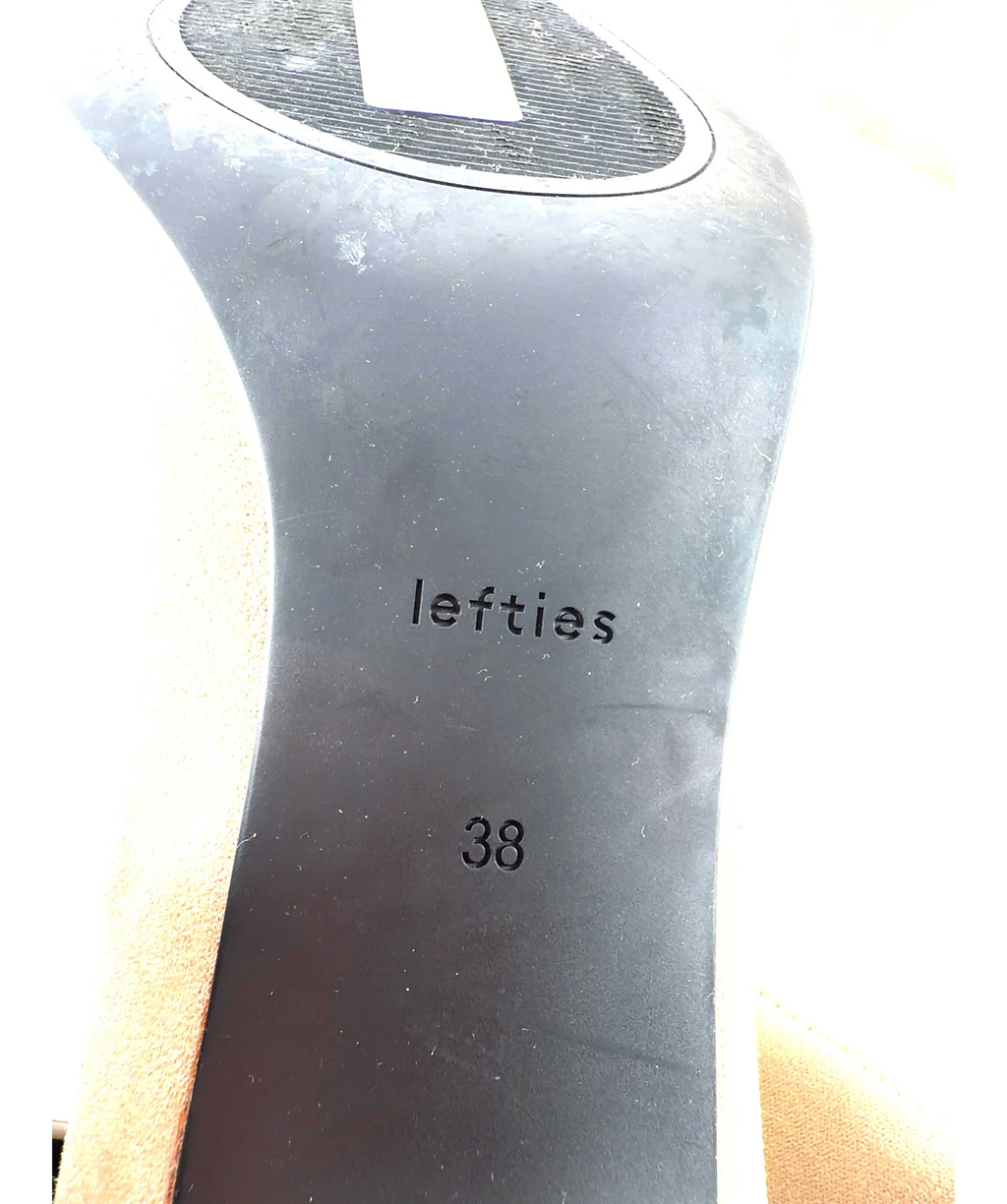 Lefties Beige Colour, size UK 5 EU 38 👠 — care label