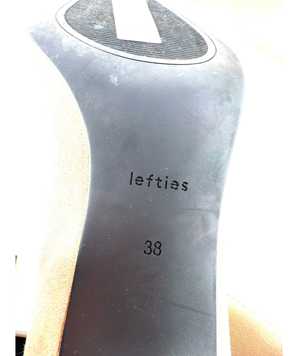 Lefties Beige Colour, size UK 5 EU 38 👠 — fabric detail