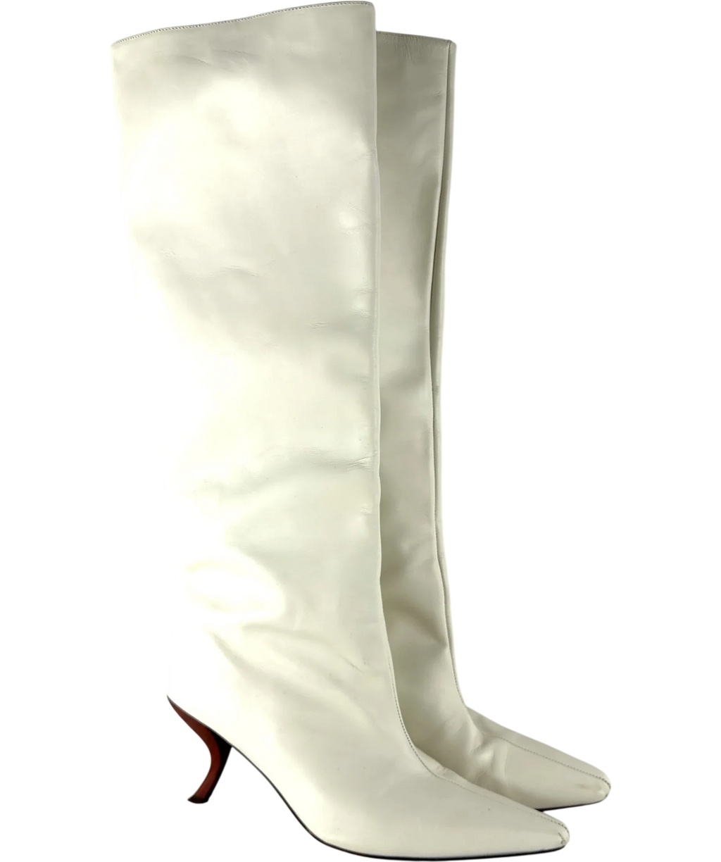 GIA/ ROSIE HUNTINGDON White Rosie, size UK 7 EU 40 👠 — front