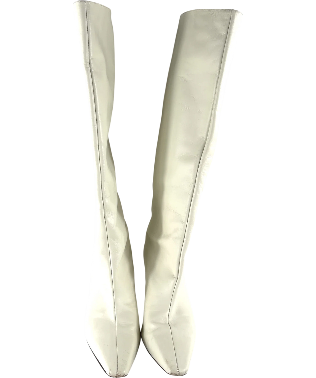 GIA/ ROSIE HUNTINGDON White Rosie, size UK 7 EU 40 👠 — detail