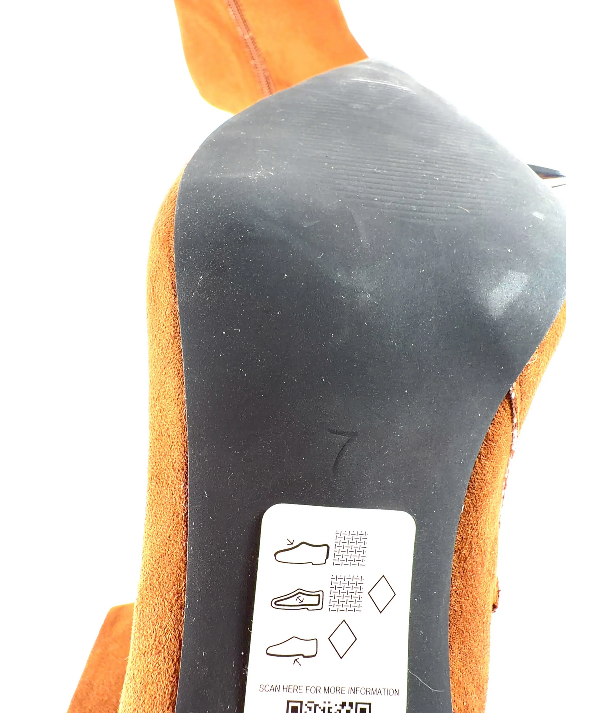 ASOS tan Colour, size UK 7 EU 40 👠 — fabric detail