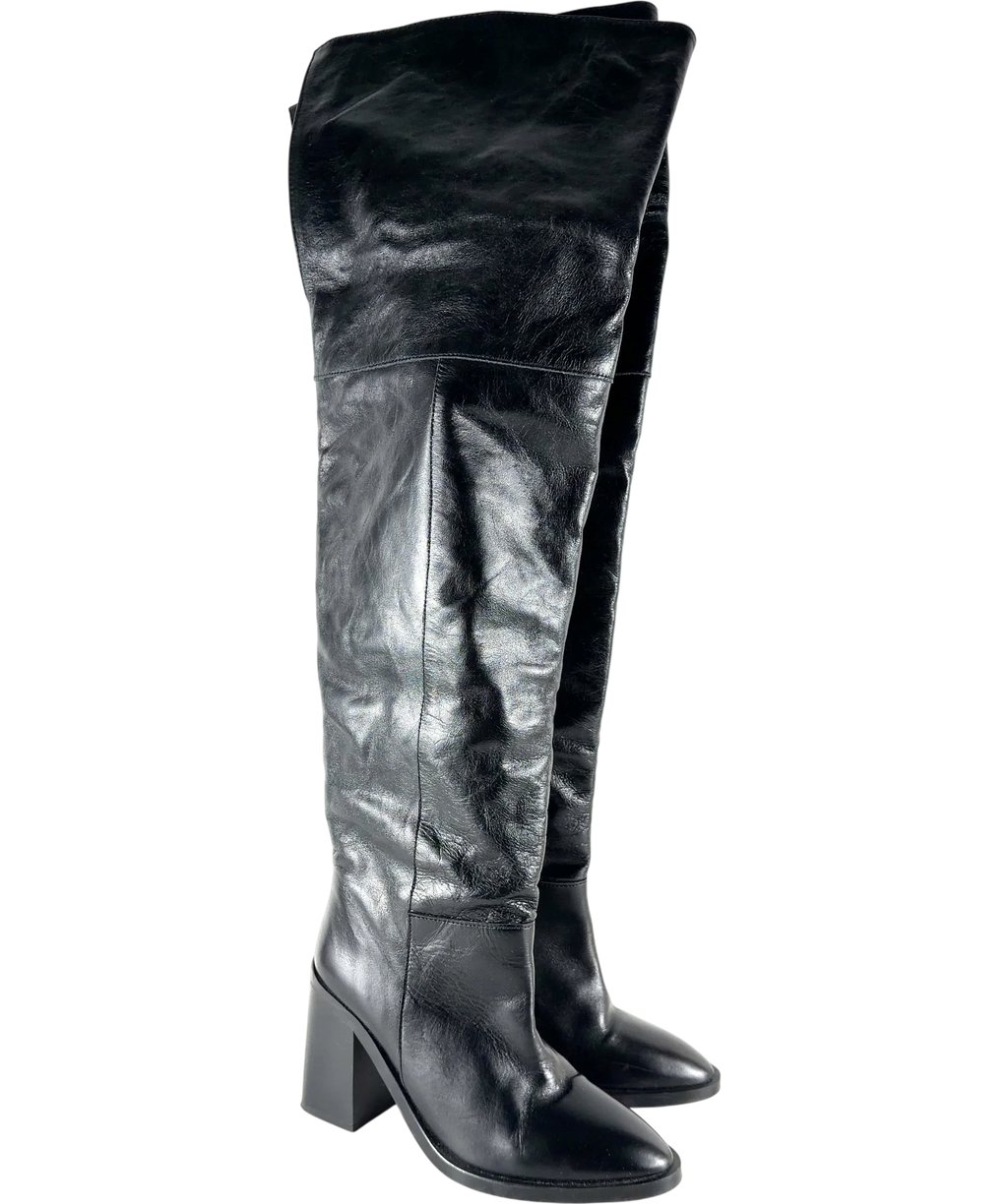 River Island Black Colour, size UK 3 EU 36 👠 — front